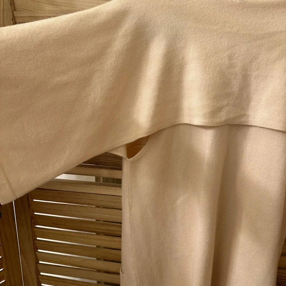 Chanel 2012 Runway Resort Ivory Cashmere Tunic Size S